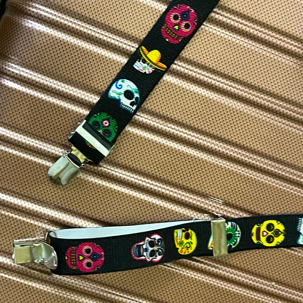 Day of the dead suspenders